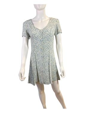 NWOT Brandy Melville Lara blue ditsy floral dress | size S